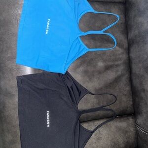 Paragon Vibrant Blue and Classic Black Sports Bras